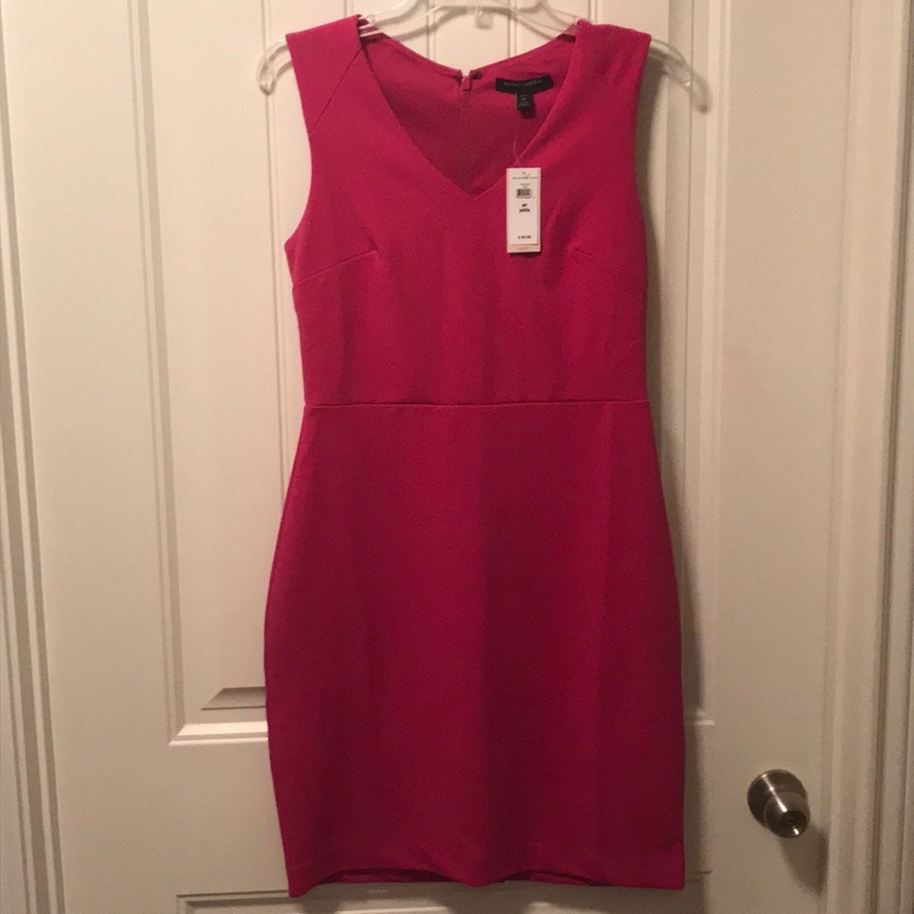 Hot pink dress